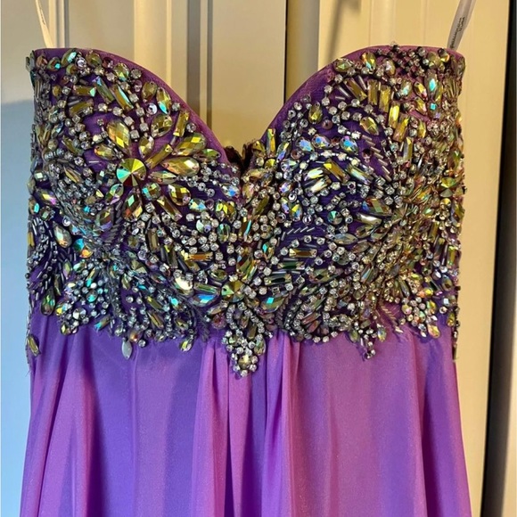 Lilac Prom dress / Purple Prom dress - Picture 4 of 9